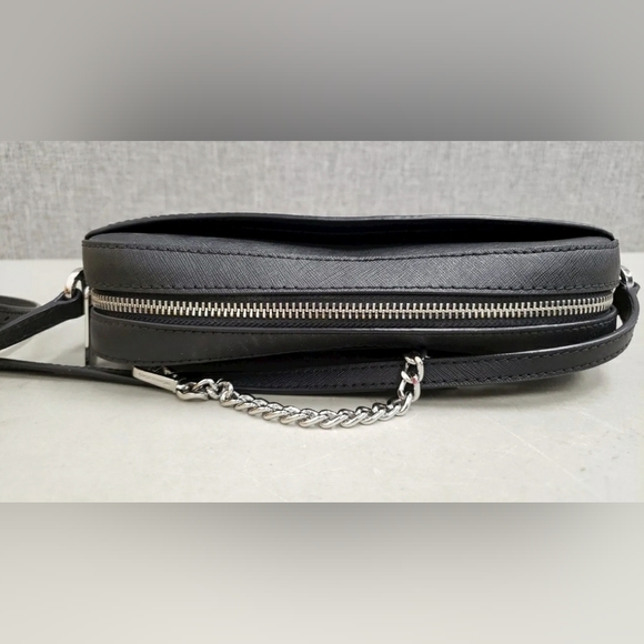 Michael Kors Designer - Black Small Shoulder Bag Purse Handbag Crossbody - Picture 3 of 6